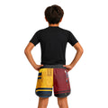 Deadpool And Wolverine Best Friend Choke Kids Grappling Shorts