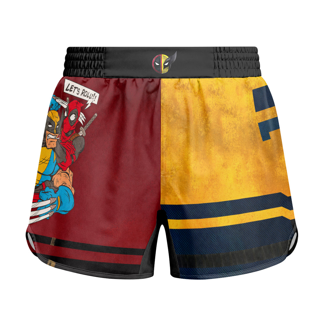 Deadpool And Wolverine Let Roll Together Kids Grappling Shorts