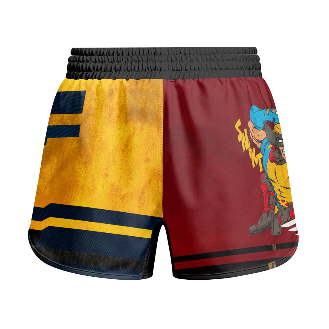 Deadpool And Wolverine Let Roll Together Kids Grappling Shorts