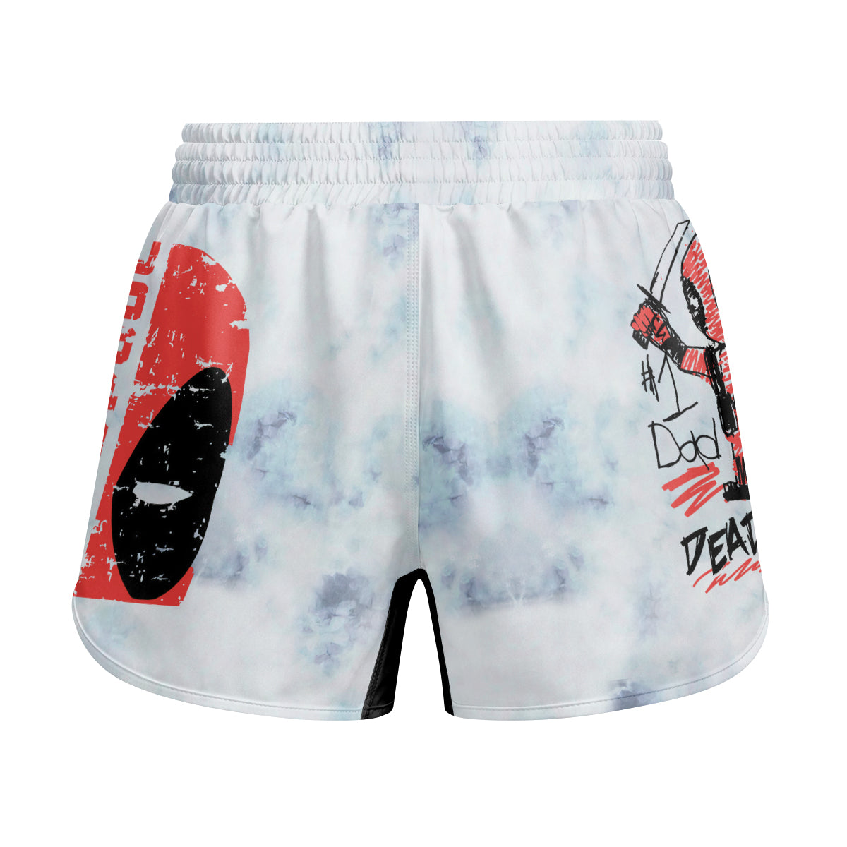 Deadpool Number 1 Dad Kids Grappling Shorts