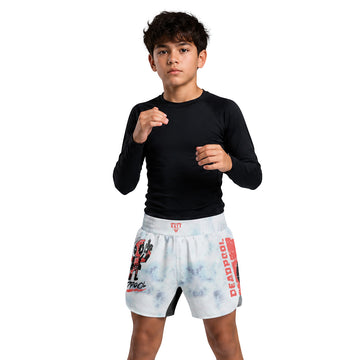 Deadpool Number 1 Dad Kids Grappling Shorts