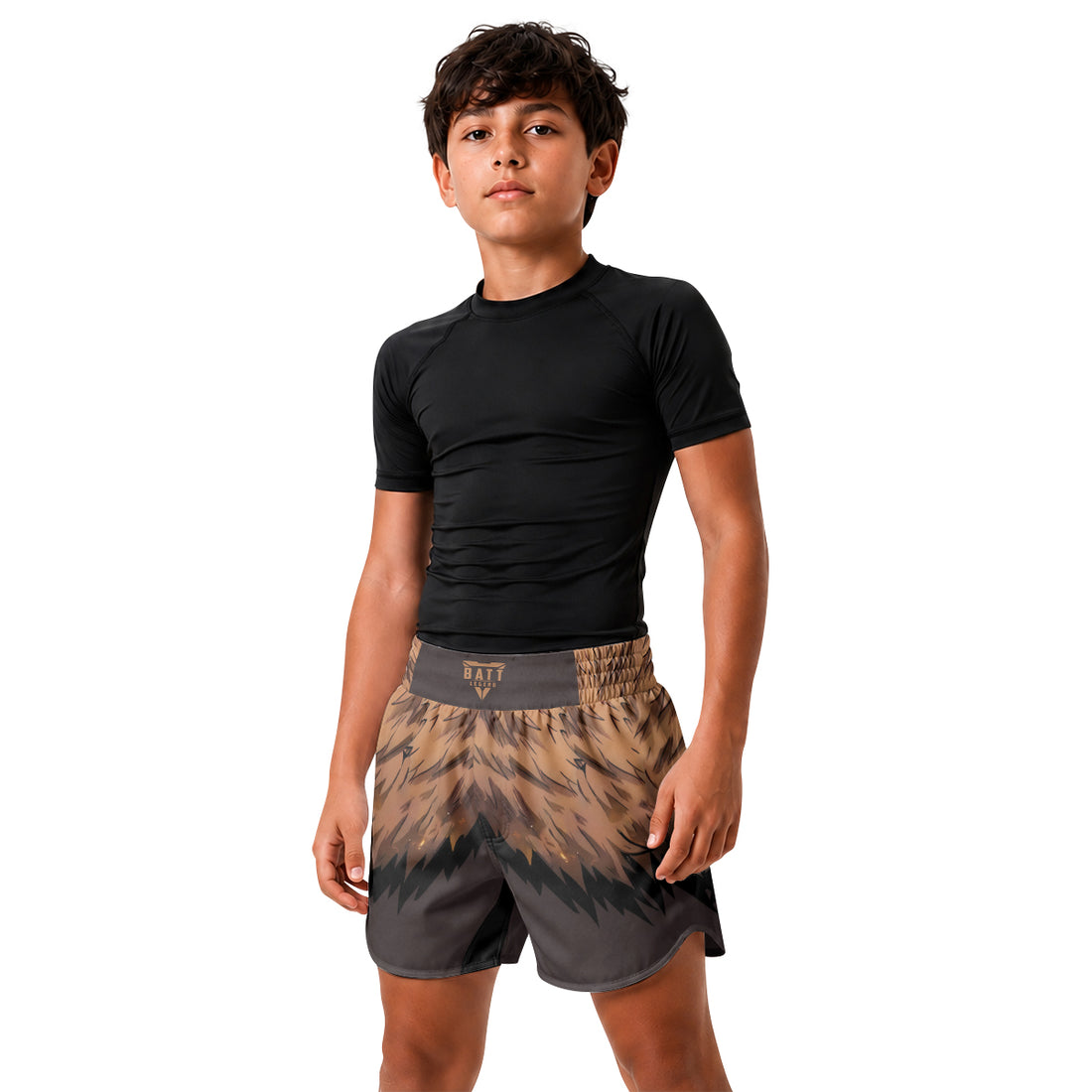 Demon Slayer Inosuke Kids Grappling Shorts