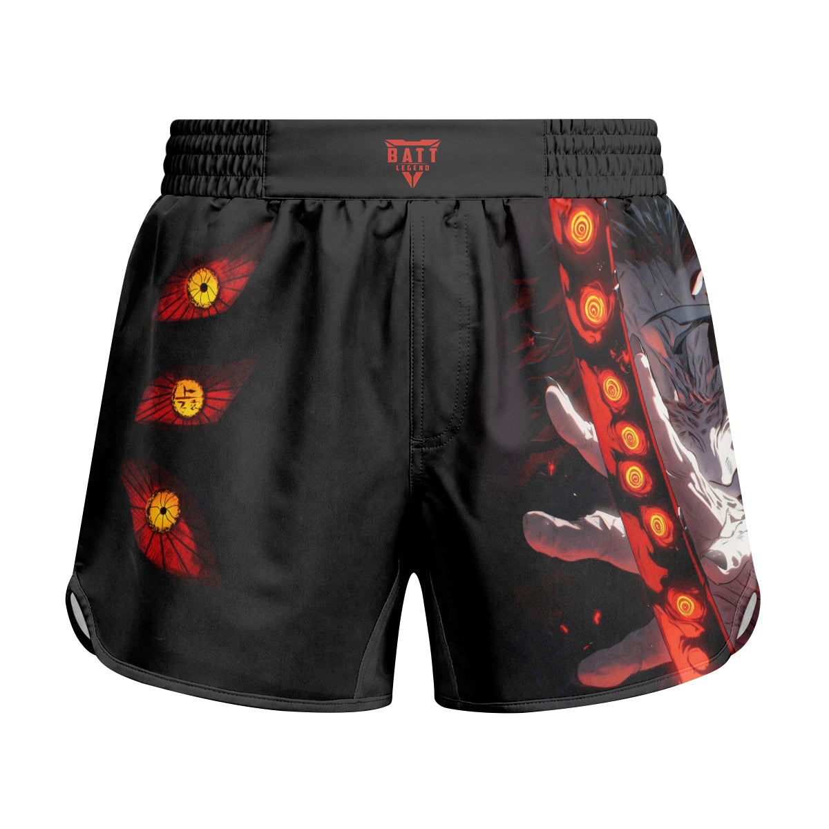 Demon Slayer Kokushibo Fallen Hashira Kids Grappling Shorts