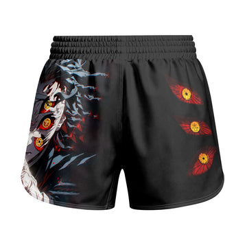 Demon Slayer Kokushibo Fallen Hashira Kids Grappling Shorts