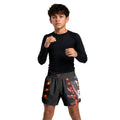 Demon Slayer Kokushibo Fallen Hashira Kids Grappling Shorts