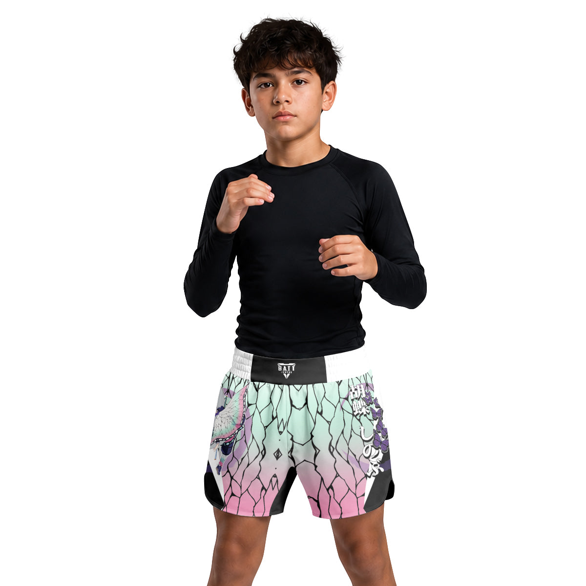 Demon Slayer Shinobu Kocho Kids Grappling Shorts