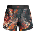 Demon Slayer Tanjiro Flame God Aura Kids Grappling Shorts