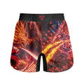 Demon Slayer Tanjiro Sun Halo Dragon Dance Grappling Shorts