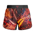 Demon Slayer Tanjiro Sun Halo Dragon Dance Kids Grappling Shorts