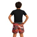 Demon Slayer Tanjiro Sun Halo Dragon Dance Kids Grappling Shorts
