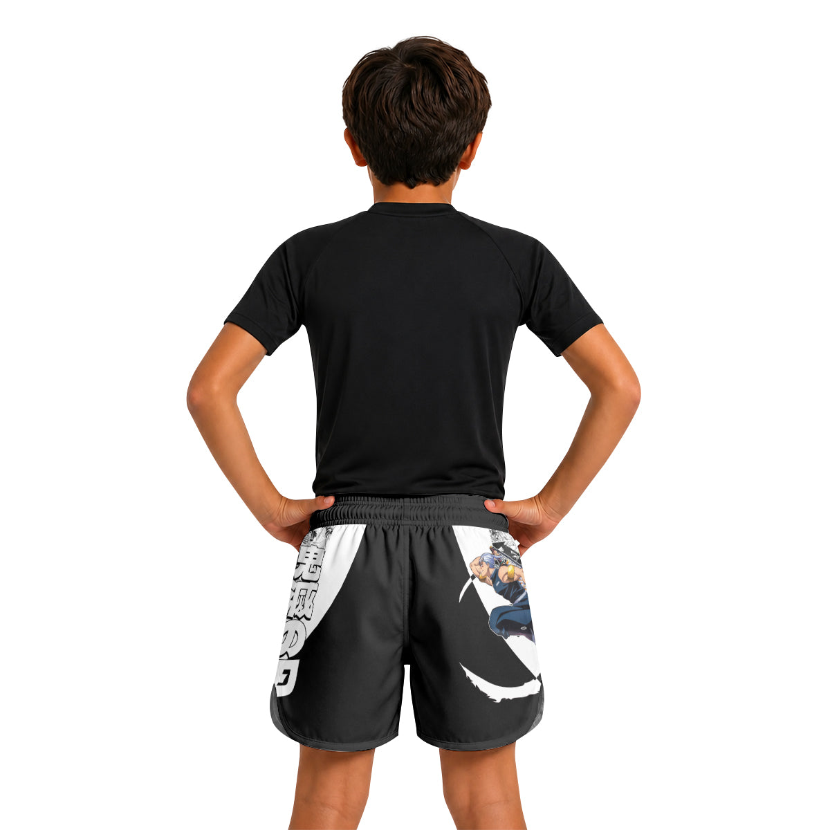 Demon Slayer Uzui Tengen Kids Grappling Shorts