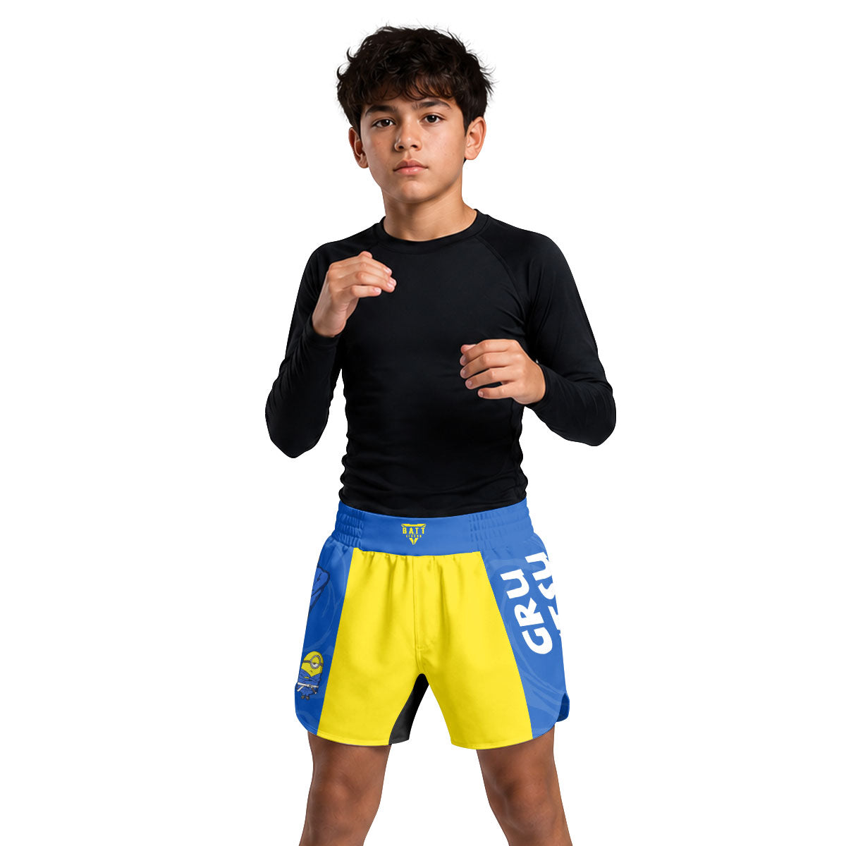Despicable Me Gru Brazilian Jiu-jitsu Kids Grappling Shorts