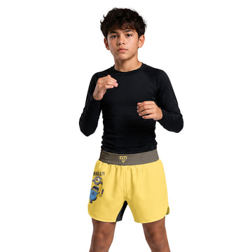 Despicable Me Minion Whaaa Kids Grappling Shorts
