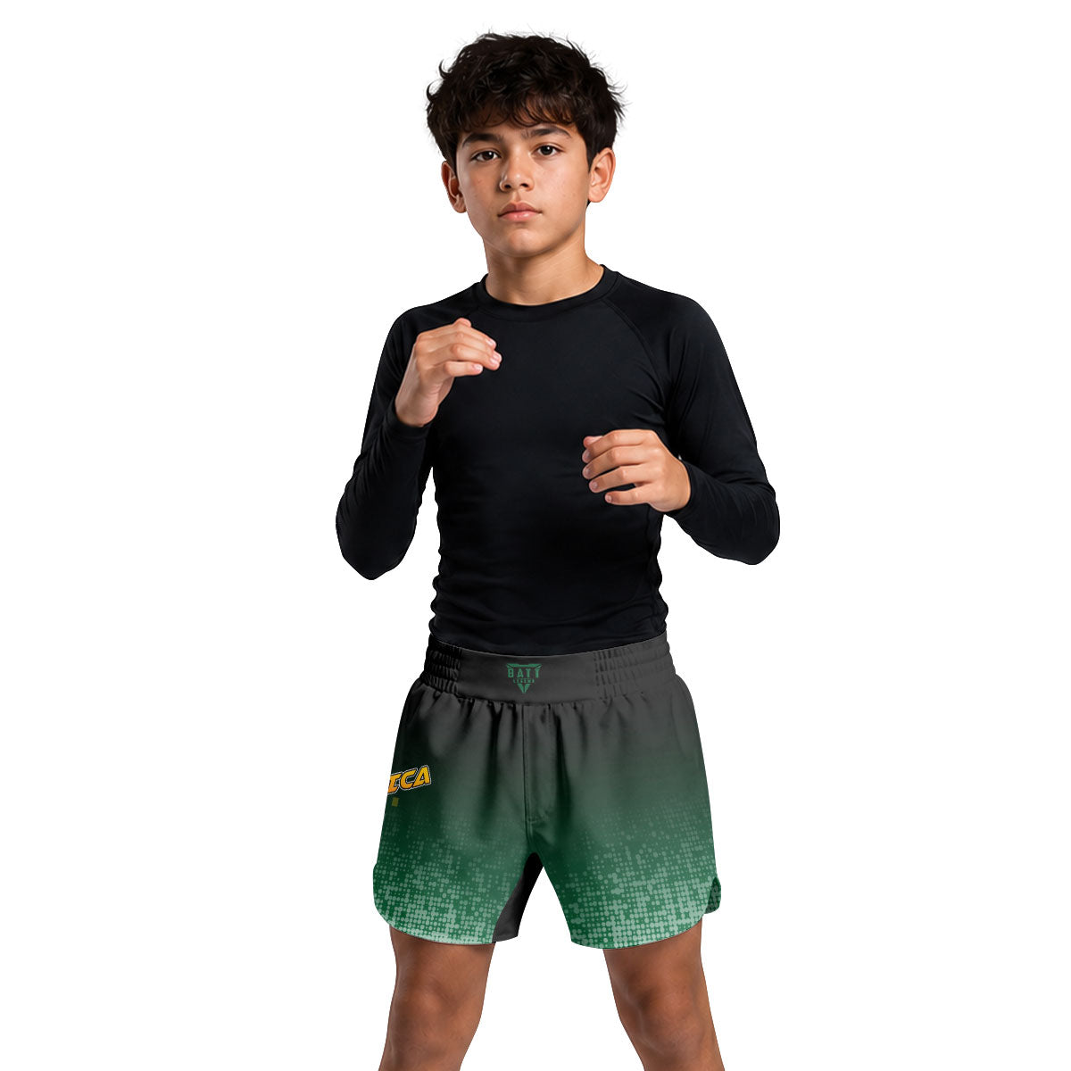 Dominica Halftone Kids Grappling Shorts