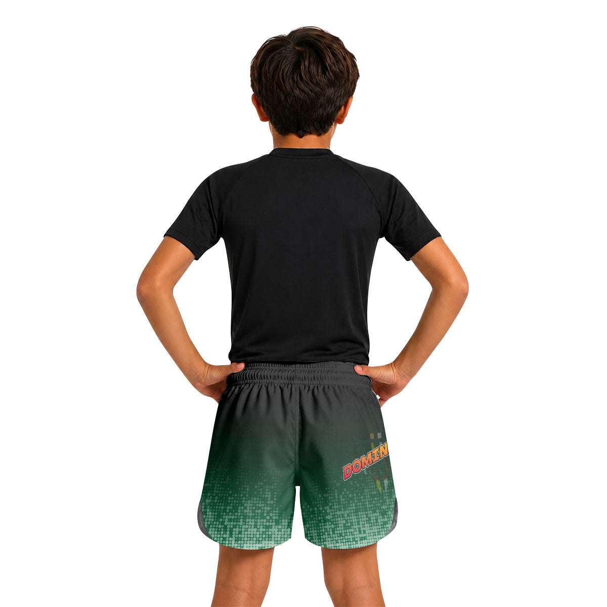 Dominica Halftone Kids Grappling Shorts