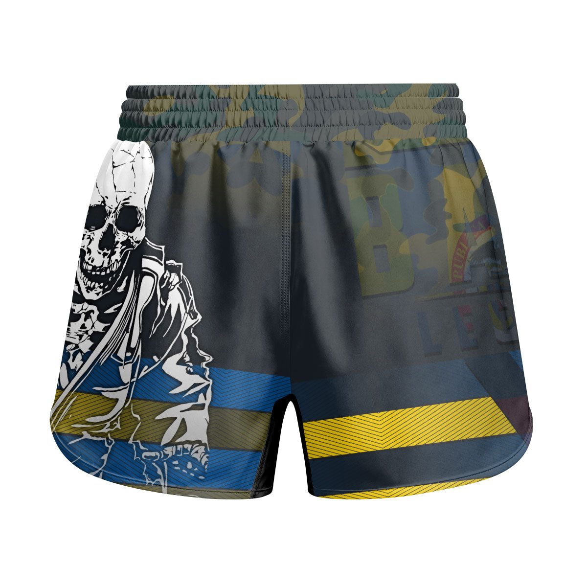Dominica Skull Fighter Kids Grappling Shorts