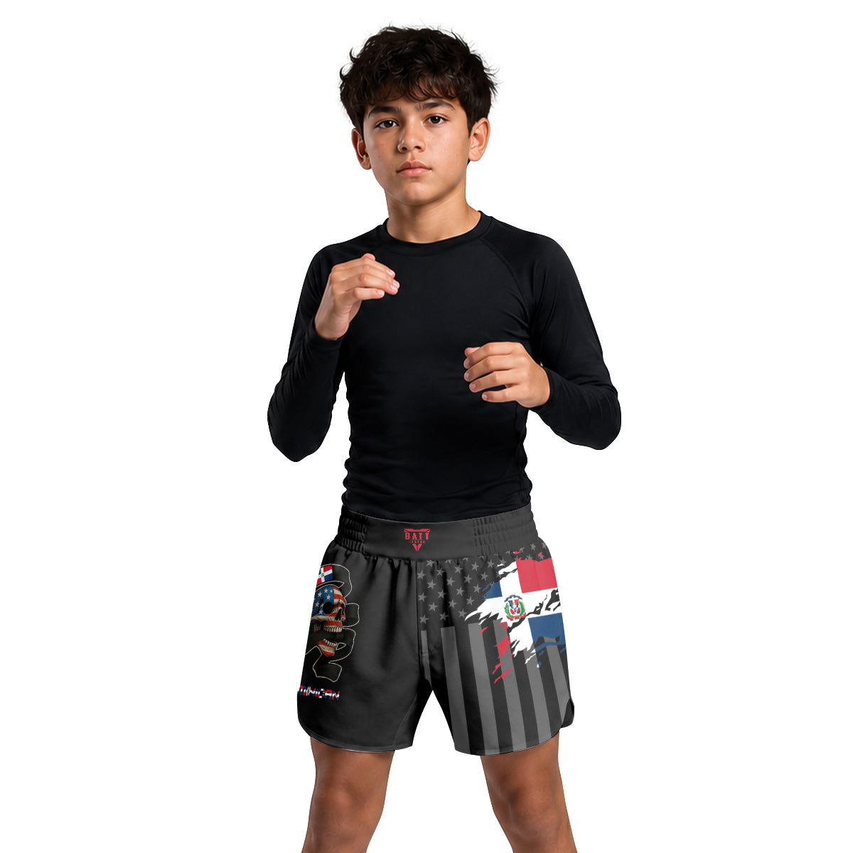 Dominican Phantom Division Kids Grappling Shorts