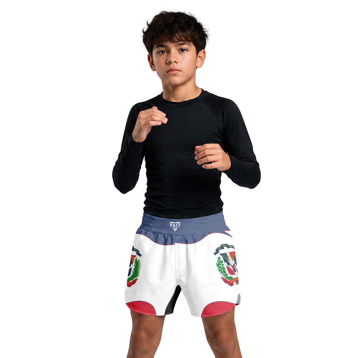 Dominican Pride Kids Grappling Shorts
