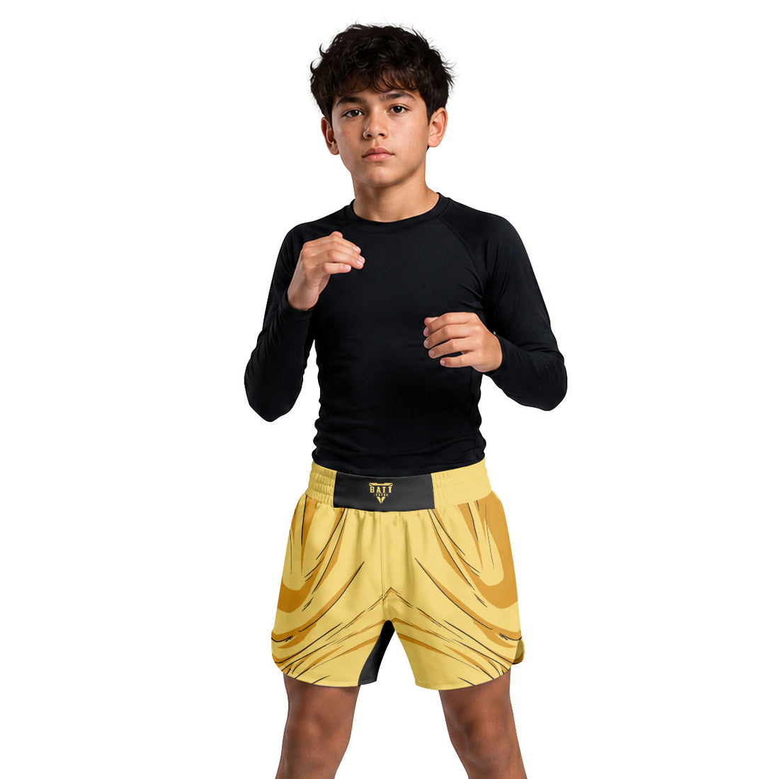 Dragon Ball Goku Super Saiyan Fourth Kids Grappling Shorts