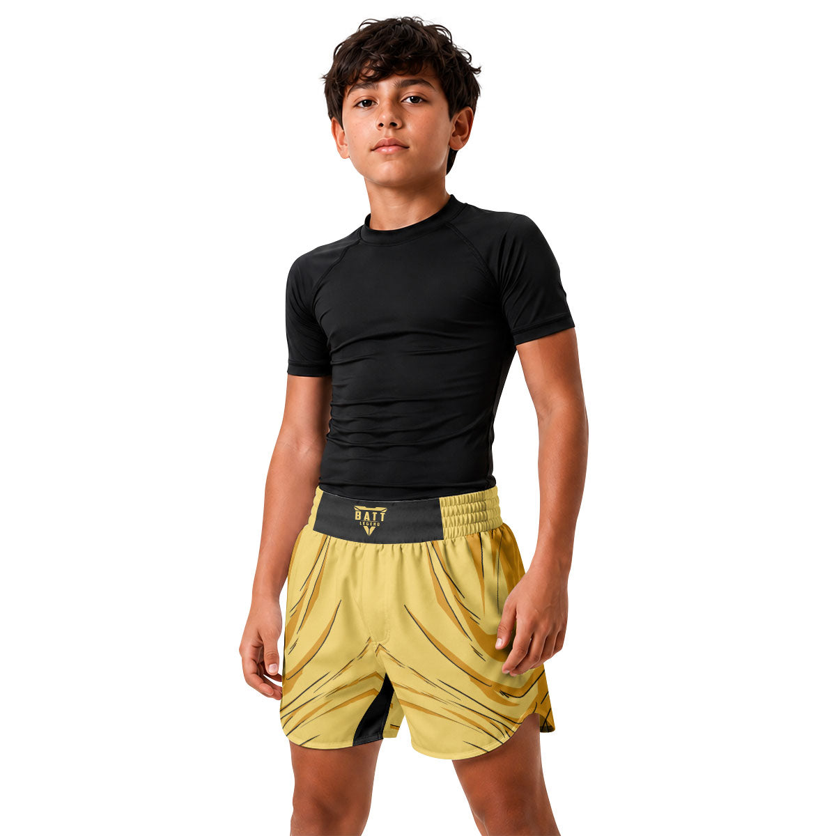 Dragon Ball Goku Super Saiyan Fourth Kids Grappling Shorts