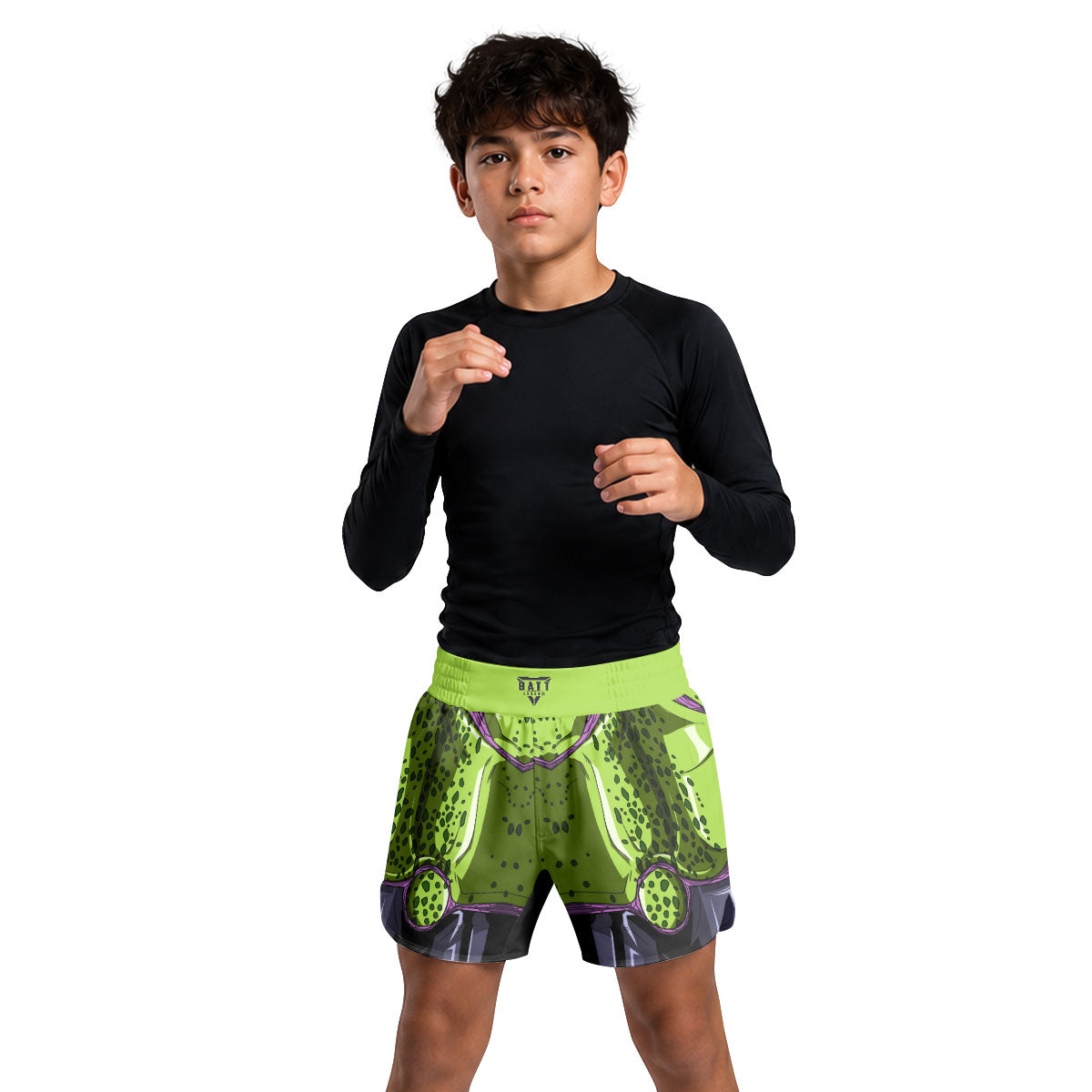 Dragon Ball Perfect Cell Kids Grappling Shorts