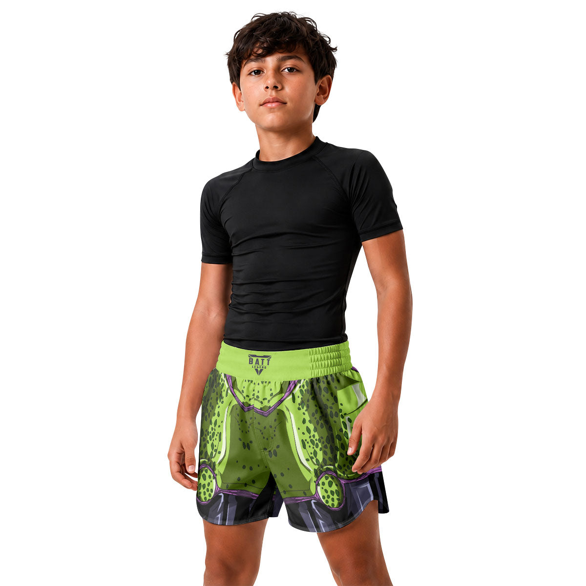 Dragon Ball Perfect Cell Kids Grappling Shorts