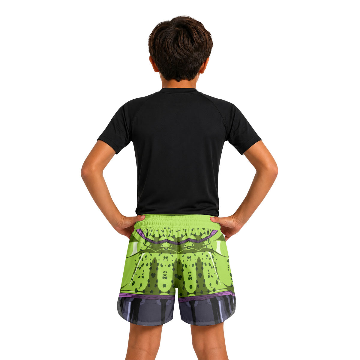 Dragon Ball Perfect Cell Kids Grappling Shorts