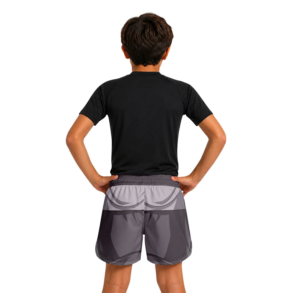 Dragon Ball Super Black Goku Kids Grappling Shorts