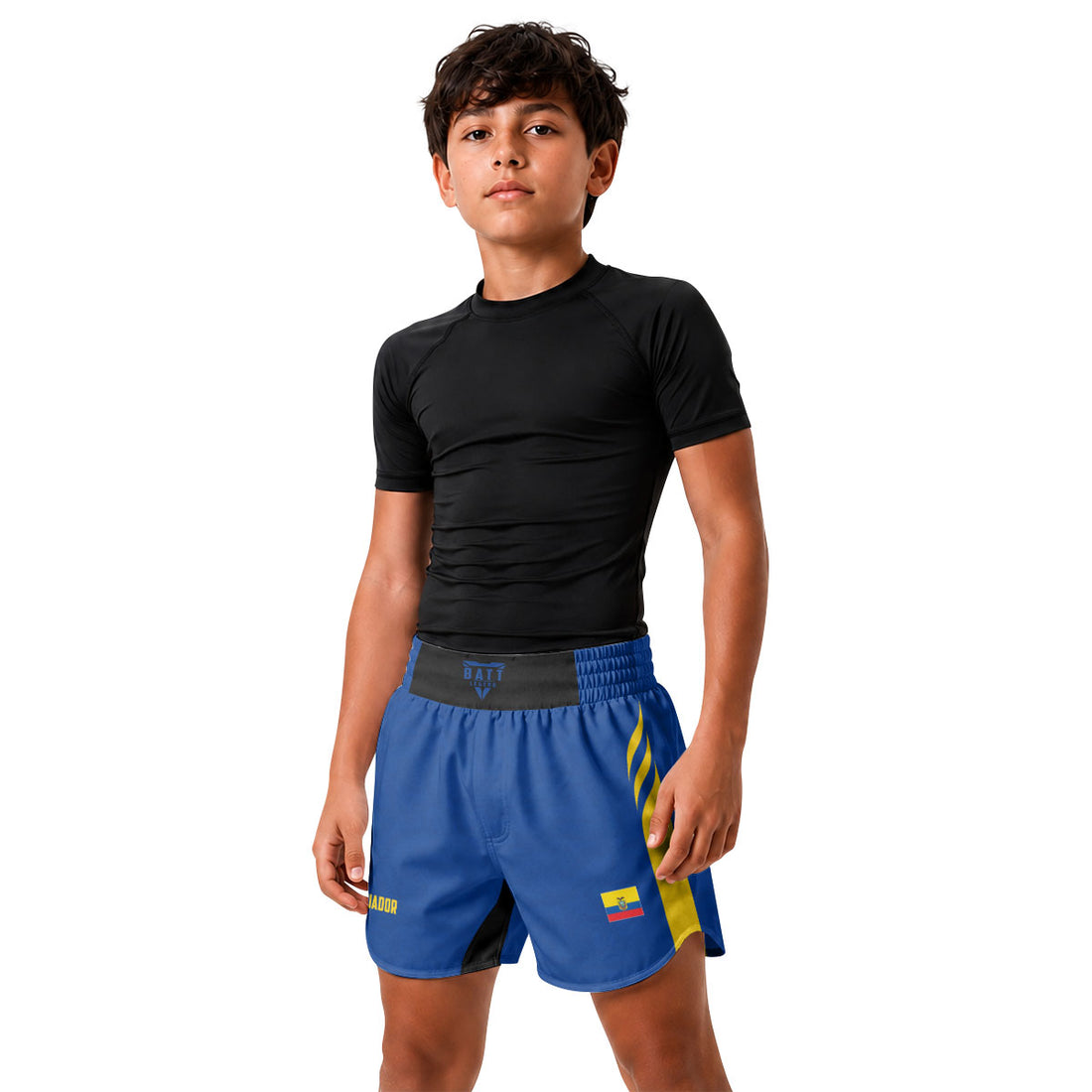 Ecuador Heritage Force Kids Grappling Shorts