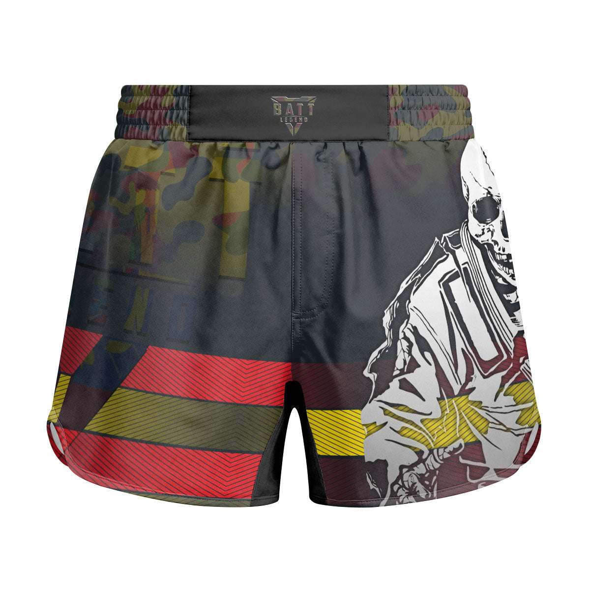 Ecuador Skull Fighter Kids Grappling Shorts