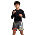 Ecuador Skull Fighter Kids Grappling Shorts