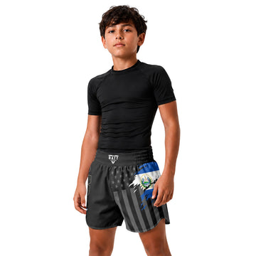 El Salvador Phantom Division Kids Grappling Shorts