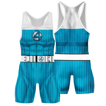 Fantastic Four Wrestling Singlet