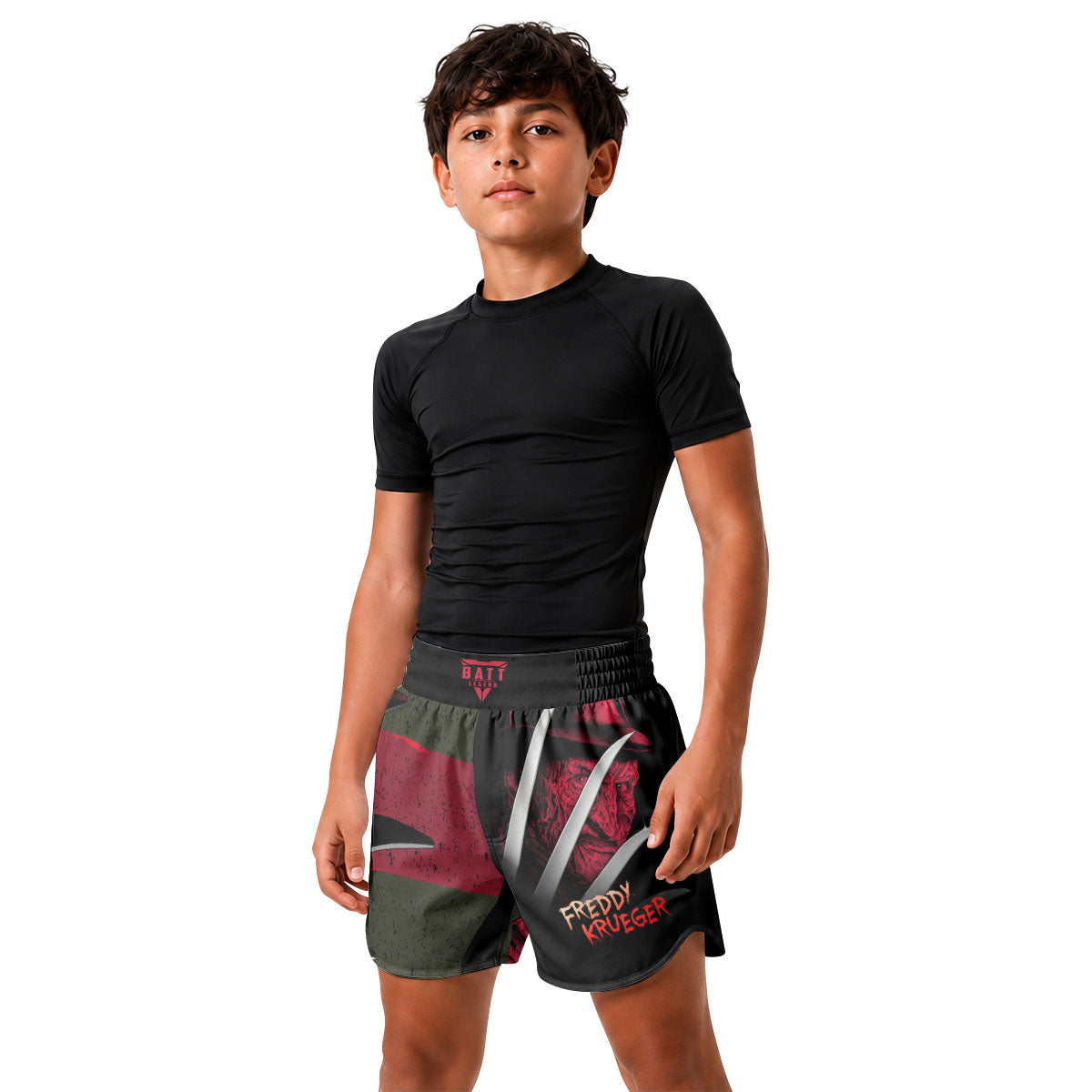 Freddy Krueger Kids Grappling Shorts