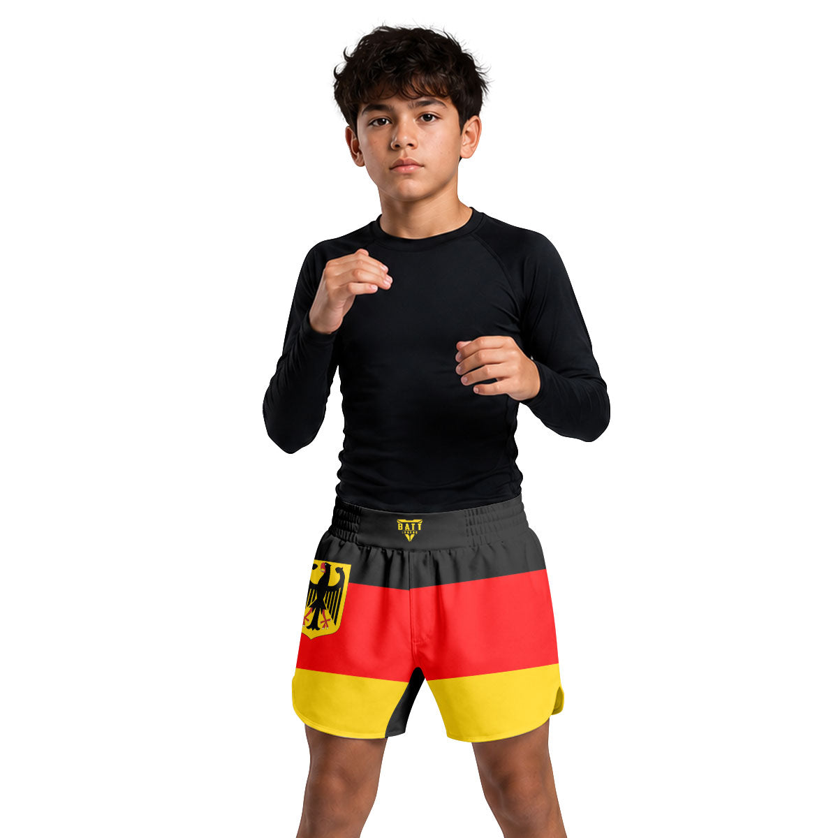 Germany Flag Kids Grappling Shorts