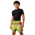Grinch Santa Festive Kids Grappling Shorts