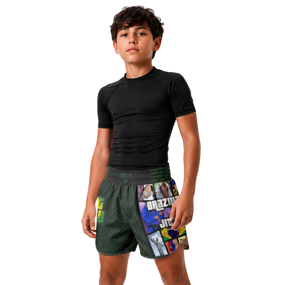 GTA Brazilian Jiu Jitsu Kids Grappling Shorts