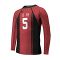 Haikyuu Nekoma Number 5 Kids Rash Guard