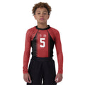 Haikyuu Nekoma Number 5 Kids Rash Guard
