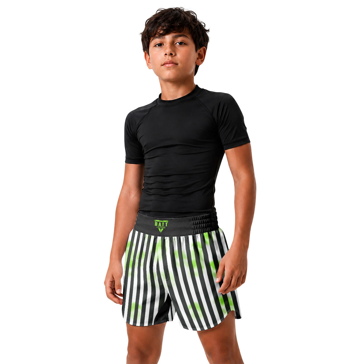 Halloween Beetlejuice Cosplay Kids Grappling Shorts