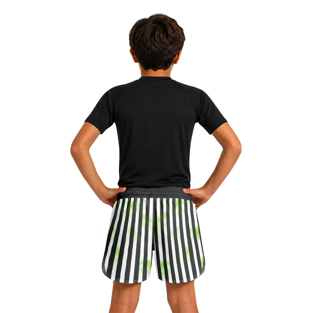 Halloween Beetlejuice Cosplay Kids Grappling Shorts