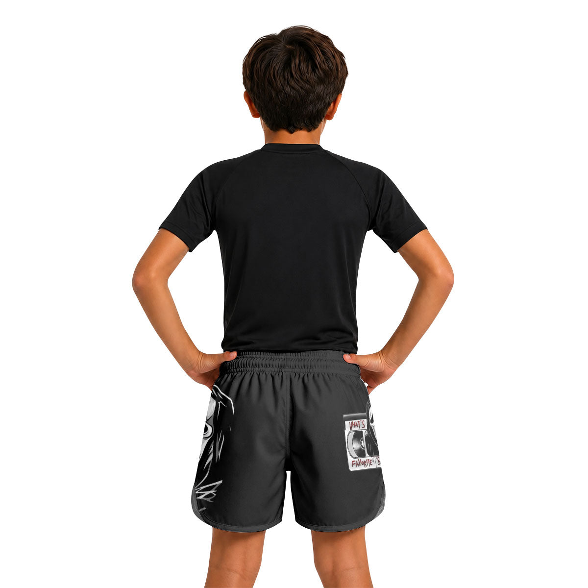 Halloween Ghostface Kids Grappling Shorts