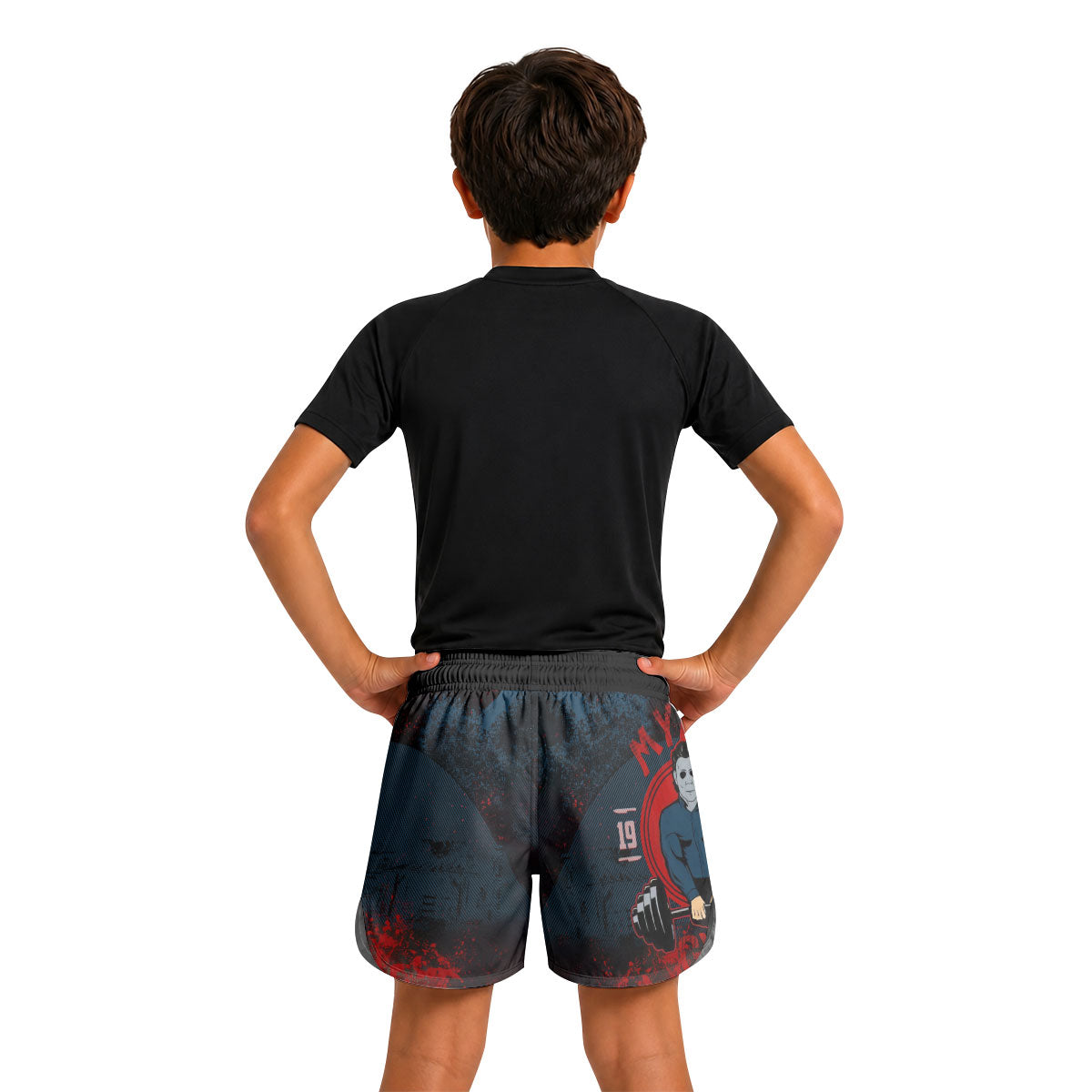 Halloween Michael Myers 1978 Gym Kids Grappling Shorts