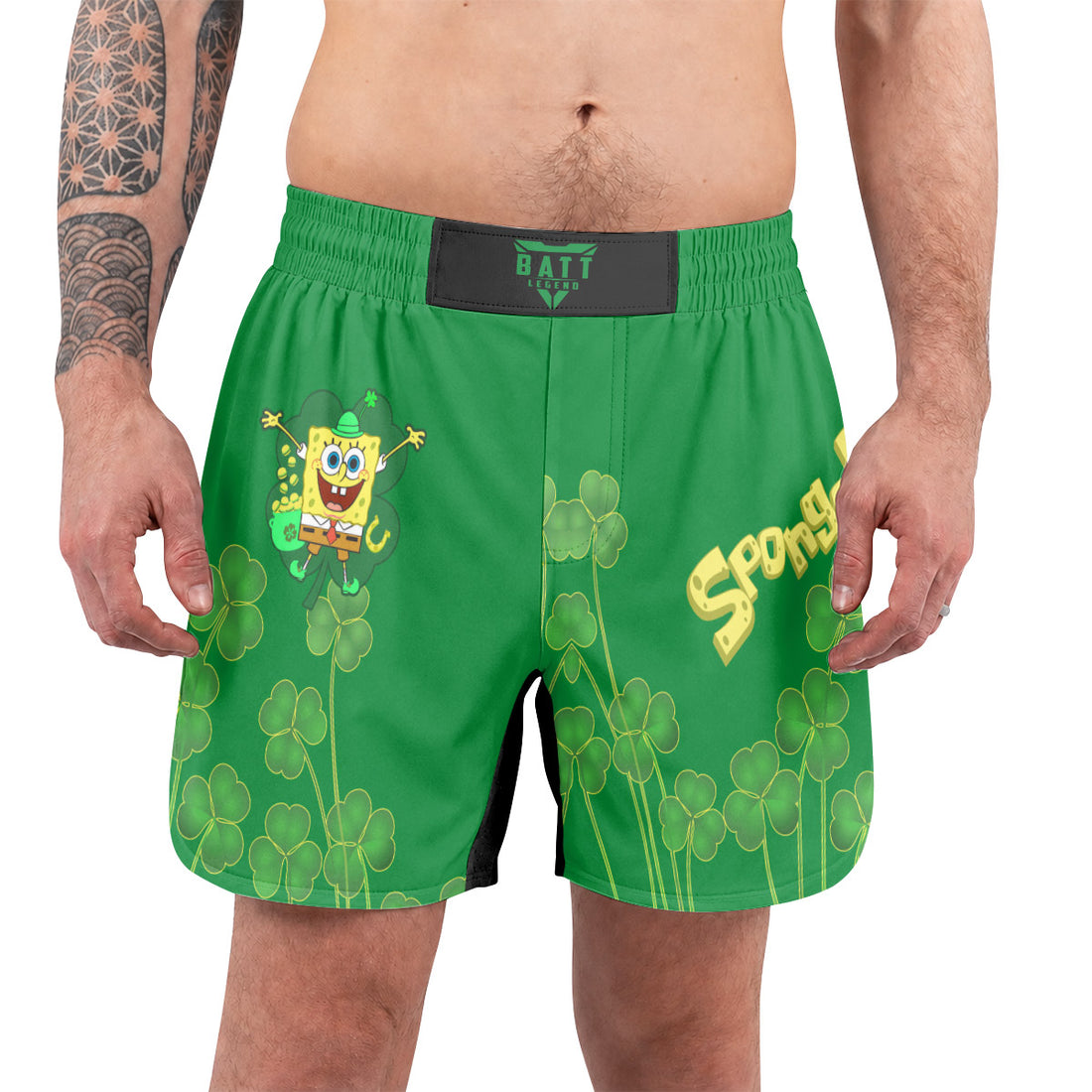 Happy St Krabby Patty Day Grappling Shorts