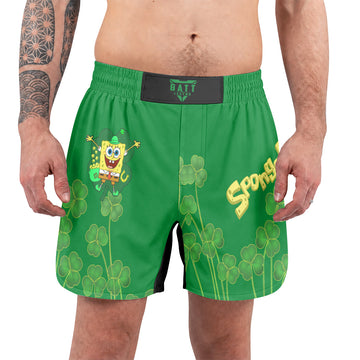 Happy St Krabby Patty Day Grappling Shorts