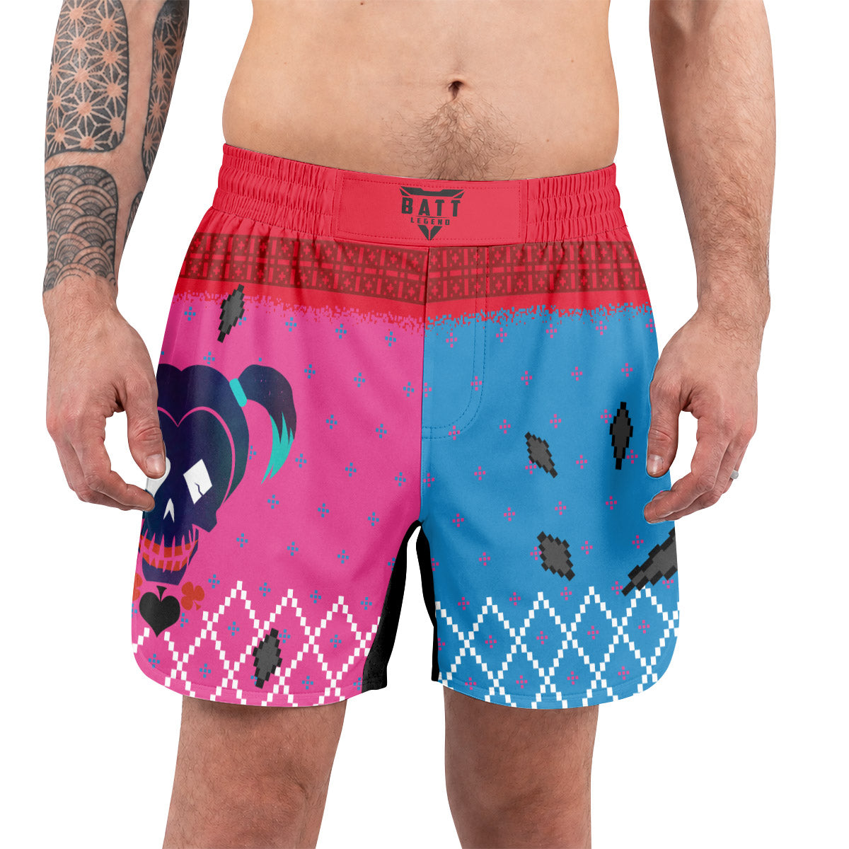Harley Quinn Lil Monster Christmas Grappling Shorts