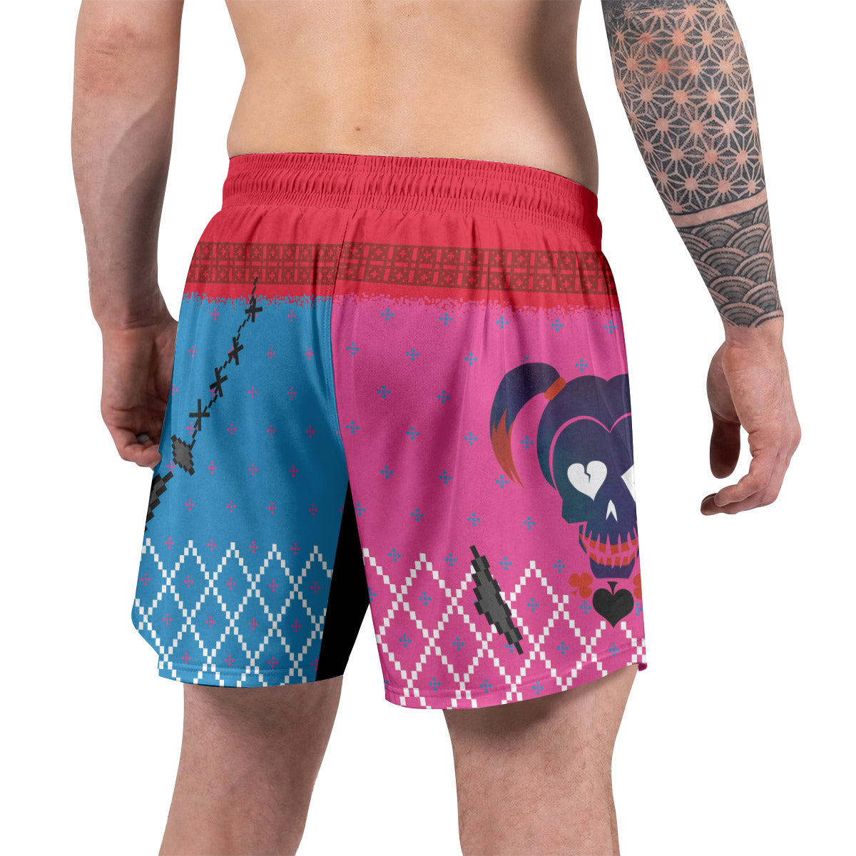 Harley Quinn Lil Monster Christmas Grappling Shorts
