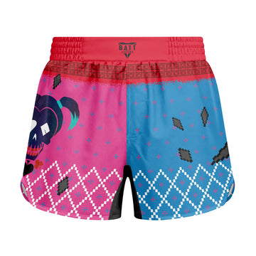 Harley Quinn Lil Monster Christmas Kids Grappling Shorts