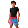 Harley Quinn Lil Monster Christmas Kids Grappling Shorts