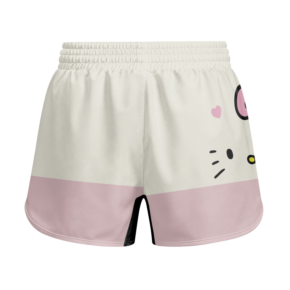 Hello Kitty Face Kids Grappling Shorts